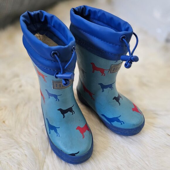 Hatley Dogs Print Rain Boots – Toddler Size 7 - Picture 1 of 3